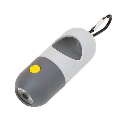 Nighttime Walks Made Easy with LED Pet Waste Bag Holder