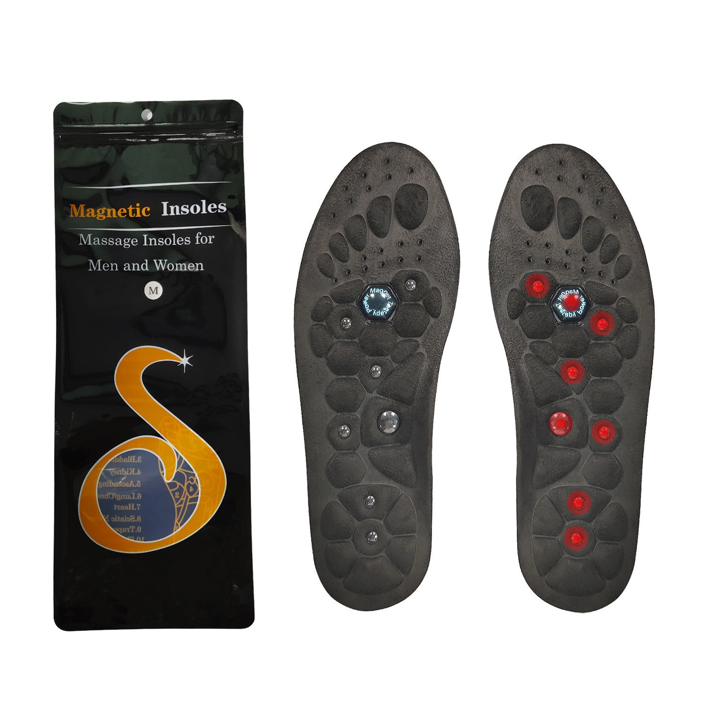 Anti-Fatigue Magnetic Insoles for Comfort and Weight Loss
