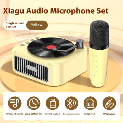 Portable Vinyl Phonograph Speaker – Classic Sound, Modern Style