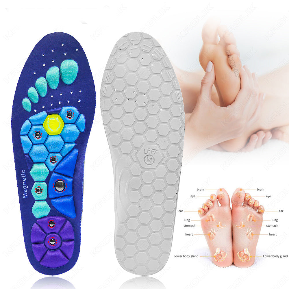 Anti-Fatigue Magnetic Insoles for Comfort and Weight Loss