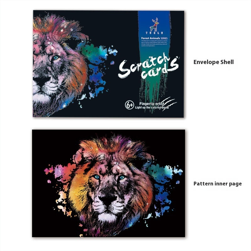 Creative City Night Scene Scratch Painting