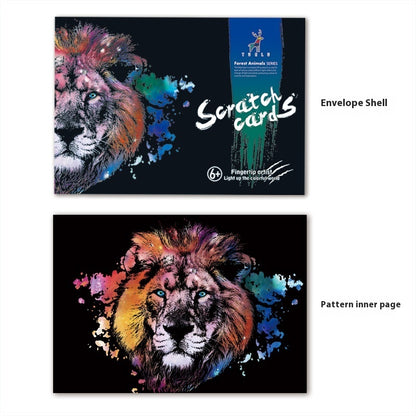Creative City Night Scene Scratch Painting