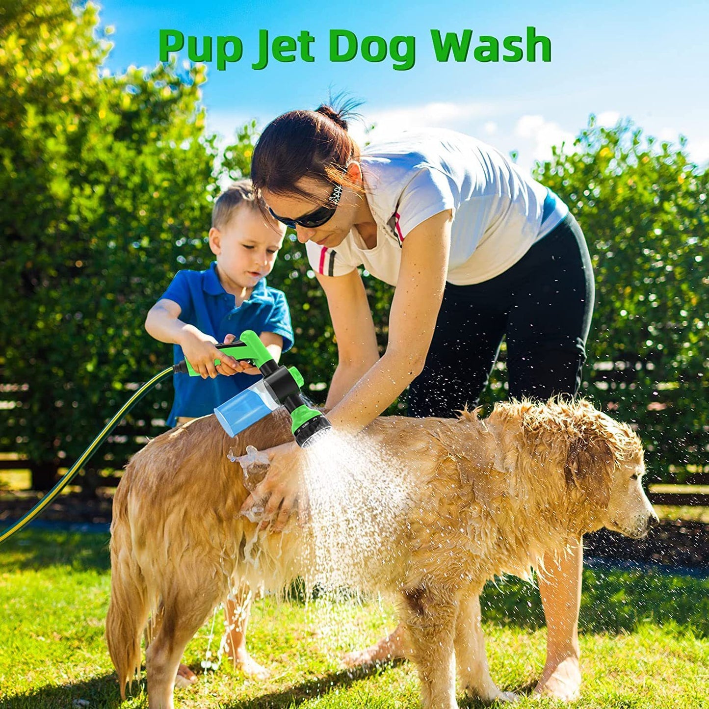 Outdoor Pet Dog Wash with Shower Sprayer