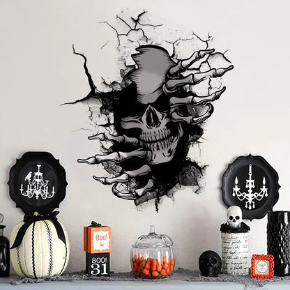 Black Skull Sticker