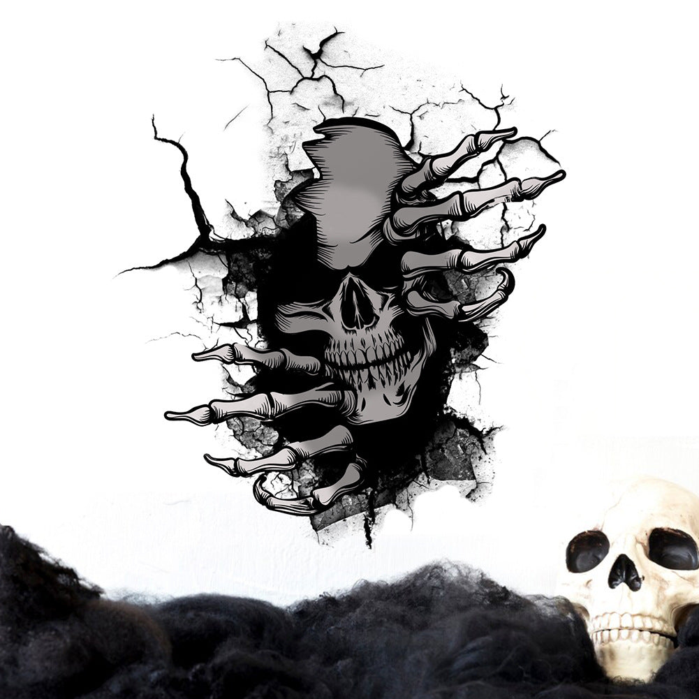 Black Skull Sticker