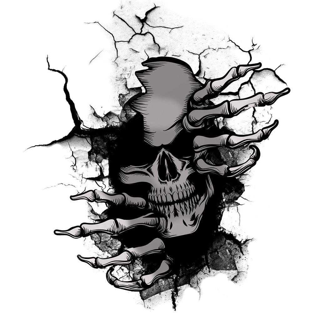 Black Skull Sticker