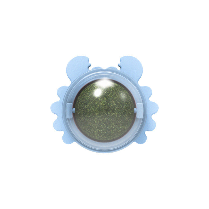 Rotatable Catnip Ball Toy – Chew, Lick, and Clean Teeth!