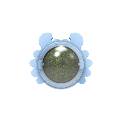 Rotatable Catnip Ball Toy – Chew, Lick, and Clean Teeth!