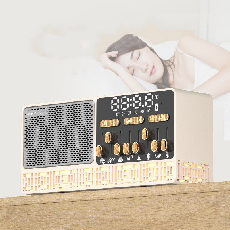Hypnotic Sleep Speaker With Night Light White Noise Aid Home