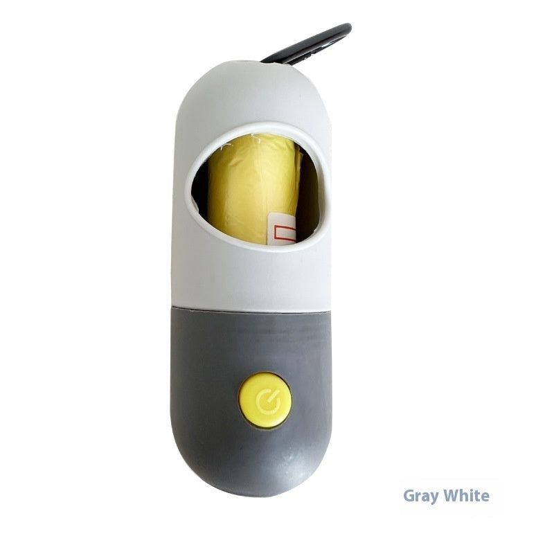 Nighttime Walks Made Easy with LED Pet Waste Bag Holder