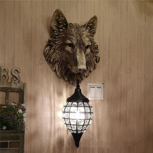 Vintage Resin Wall Lamp – Ideal for Restaurants and B&Bs