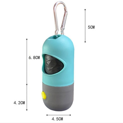 Nighttime Walks Made Easy with LED Pet Waste Bag Holder