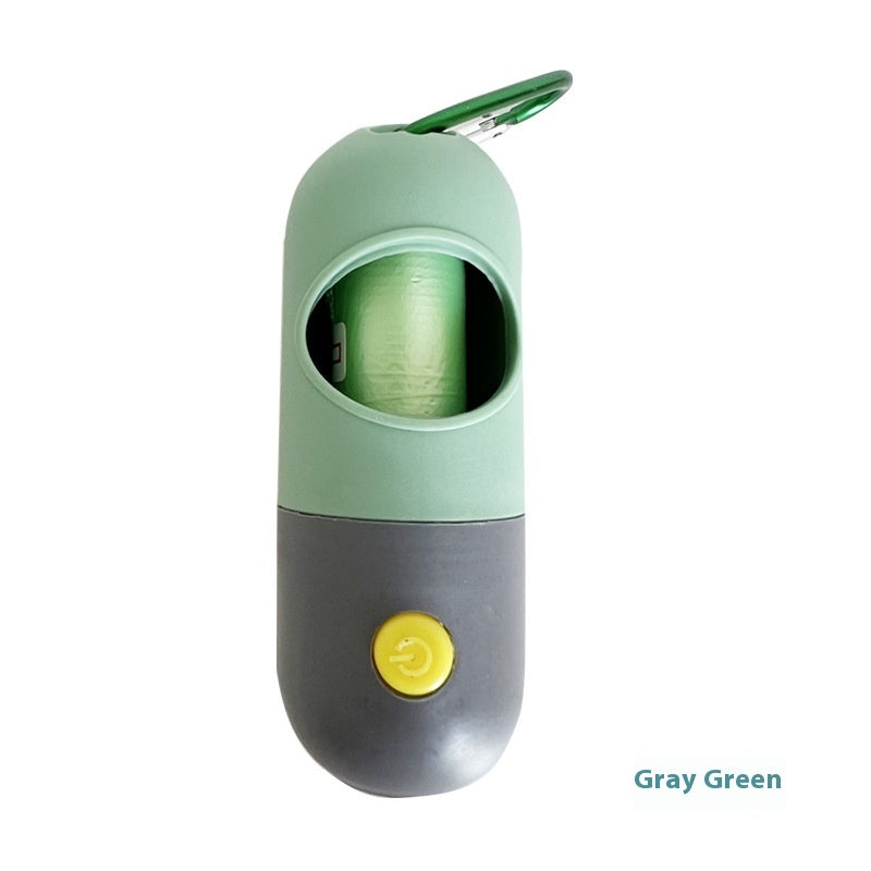 Nighttime Walks Made Easy with LED Pet Waste Bag Holder