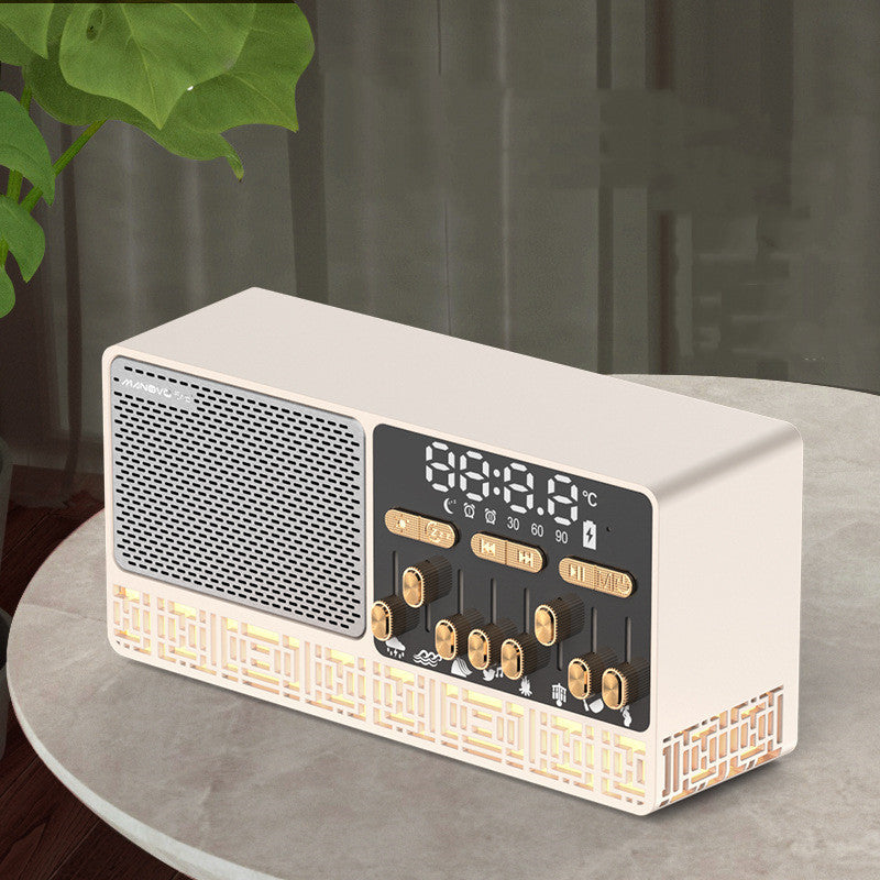 Hypnotic Sleep Speaker With Night Light White Noise Aid Home