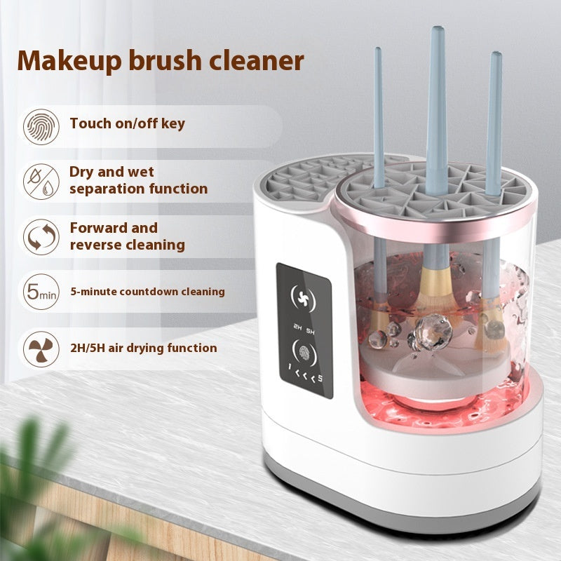 Effortless Makeup Brush Cleaning with Electric Cleaner Tool